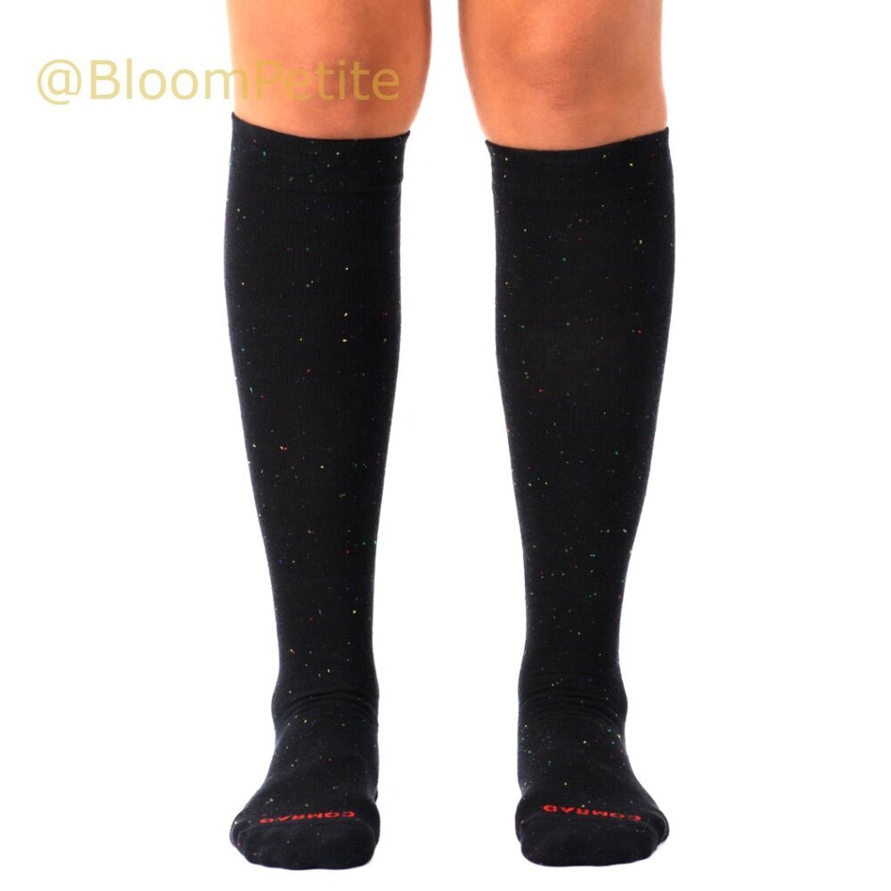 Premium Cotton Compression Knee High Socks - 15-20mmHg Graduated Support